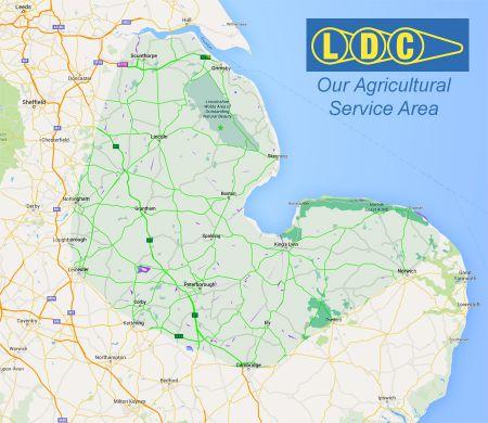 ldc service coverage area map ldc service coverage area map